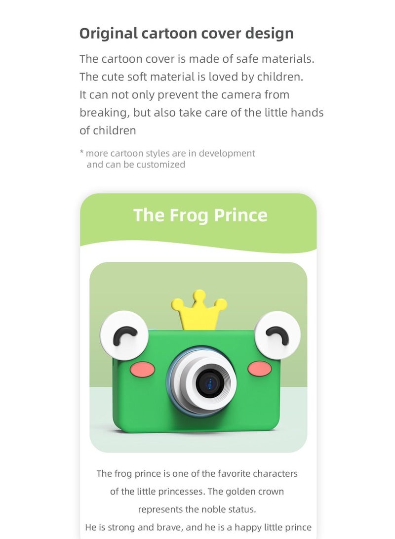 GULFLINK Kids Toy Digital Camera for Child Boys Girls Brown deer - Image 4