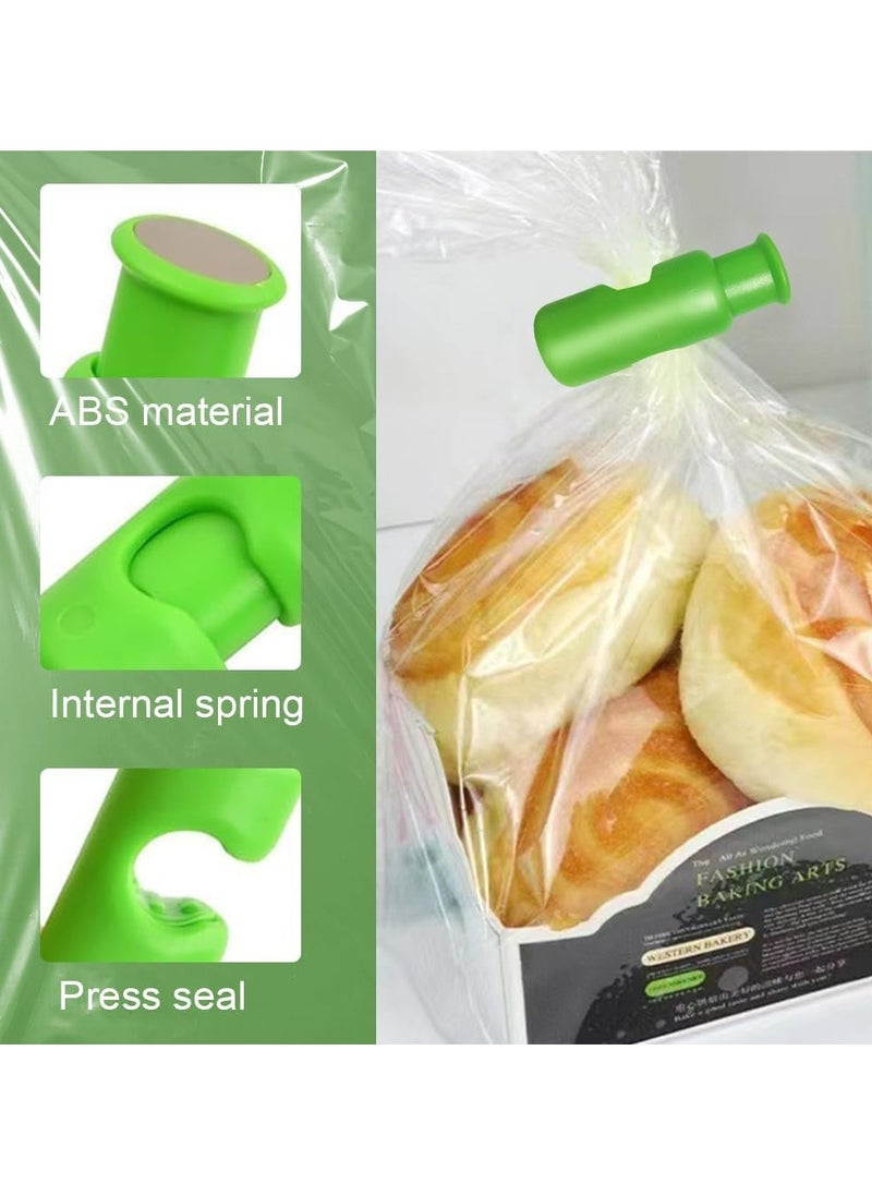 Oasisgalore - 12PCS Colorful Bag Clips - Plastic Sealing Clips for Chips, Bread & Food Bags - Image 1