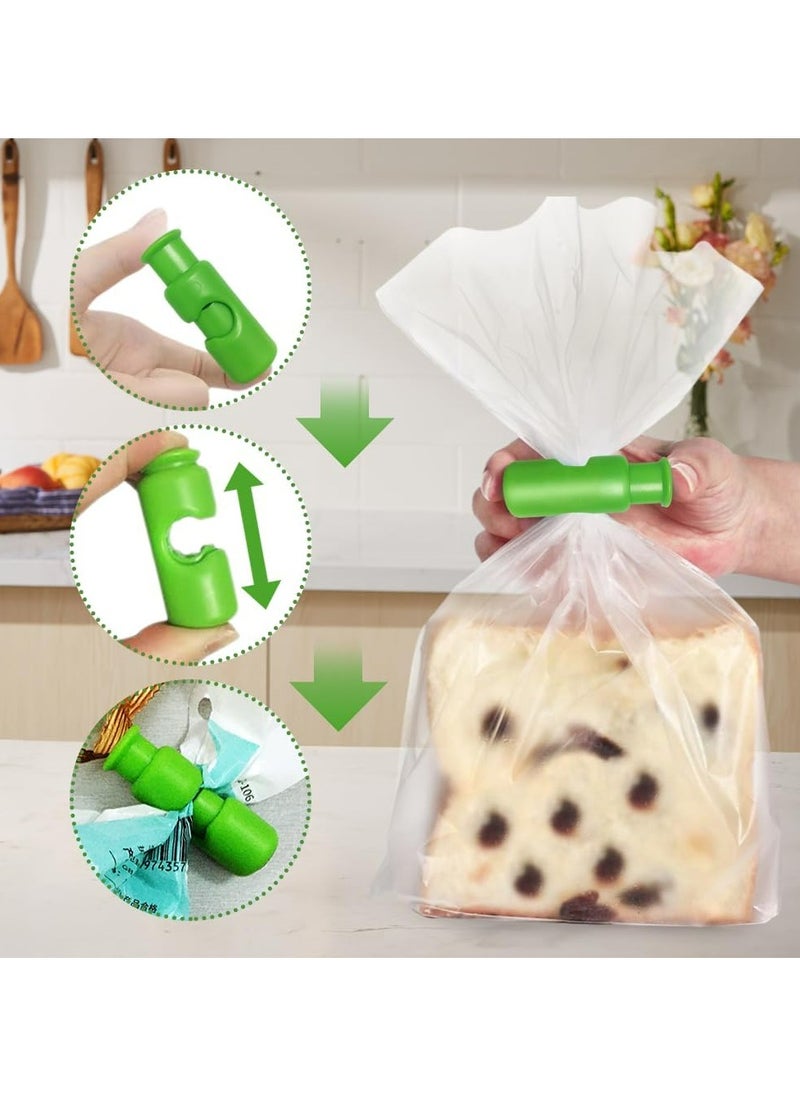 Oasisgalore - 12PCS Colorful Bag Clips - Plastic Sealing Clips for Chips, Bread & Food Bags - Image 1