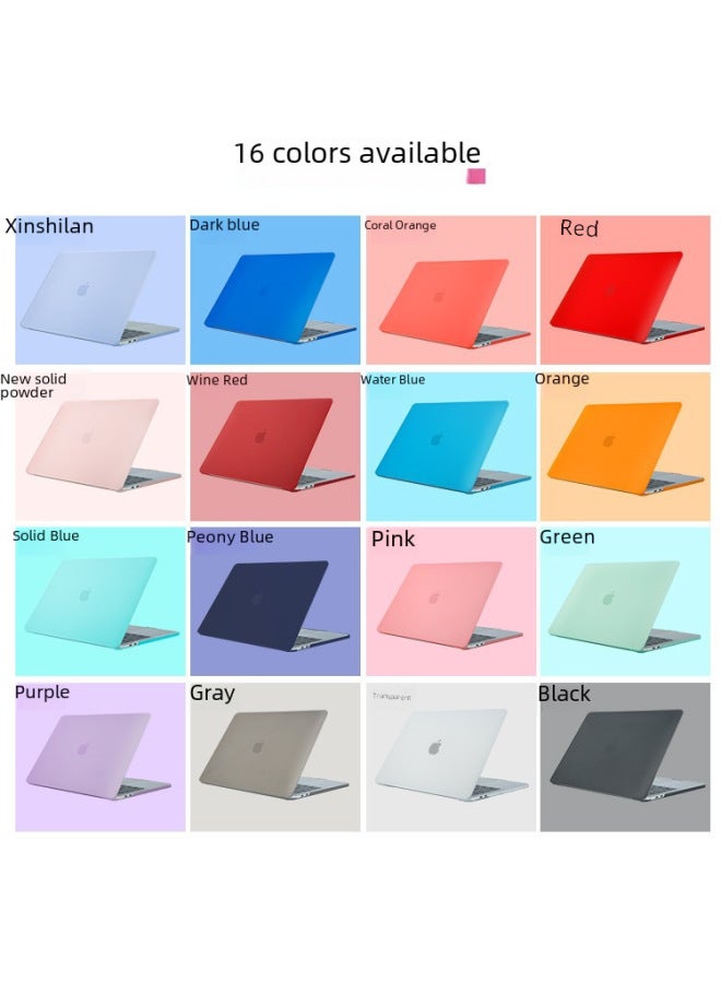 Frosted Crystal Laptop Case Cover Compatible Macbook Pro Protective Shell Computer Macbook Accessories-Color:Dark Cyan-Applicable Model:2020 13.3Pro (A2251/A2289) - Image 2