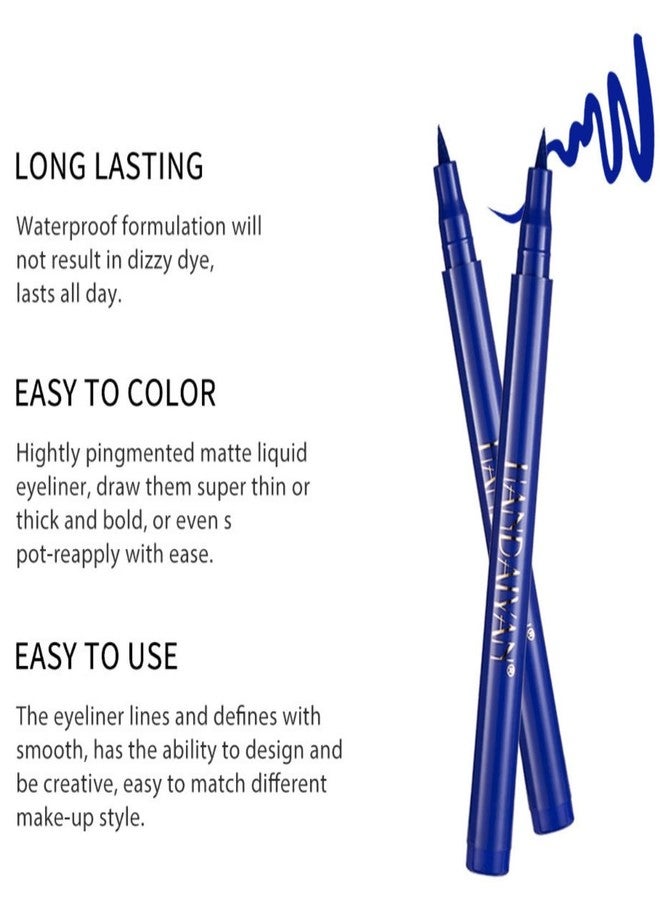 ONarisae eyeliner pencil waterproof ink liner liquid pigmented smudge proof eye liner pen Black - Image 2