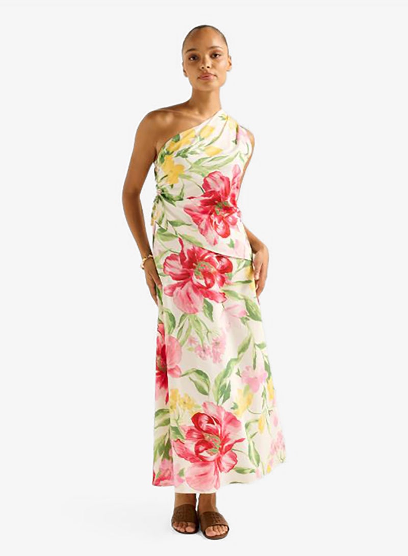 forever new Noah Printed One Shoulder Top - Image 1