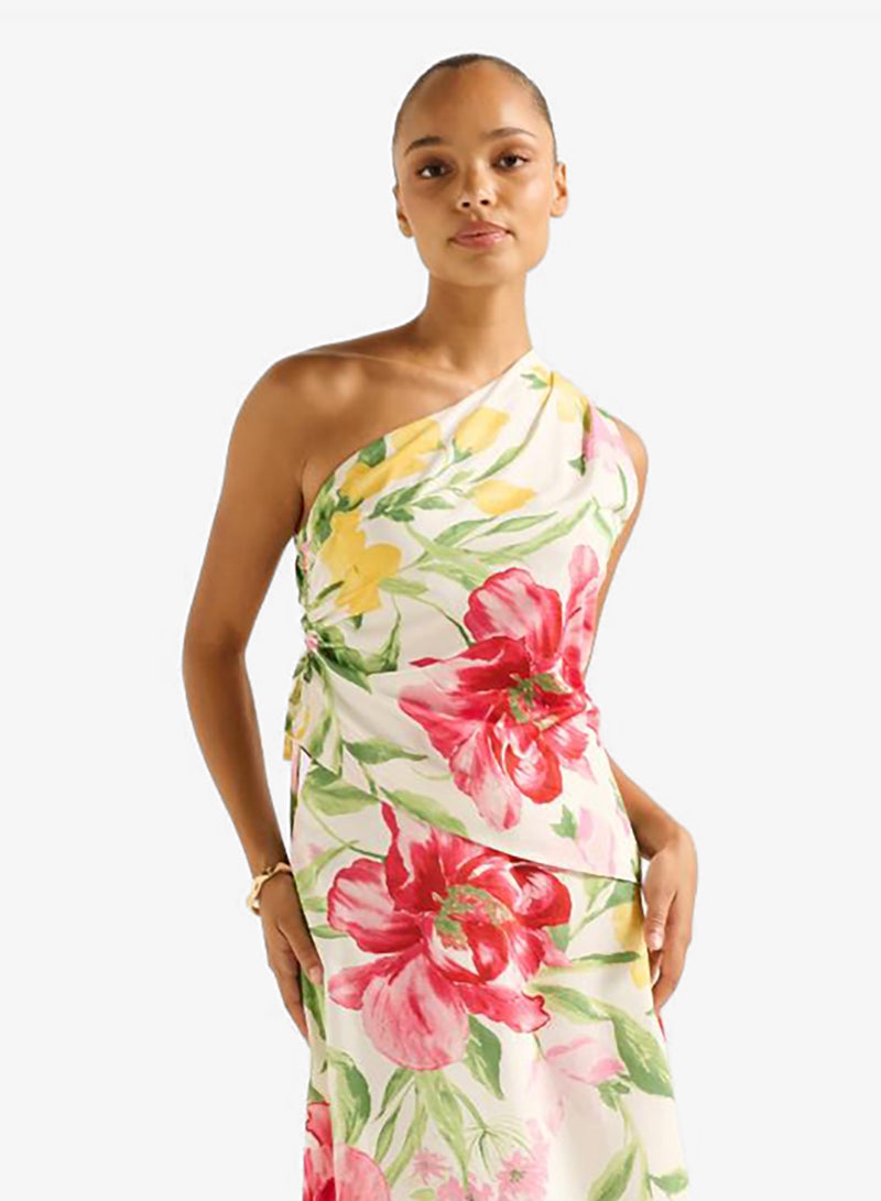 forever new Noah Printed One Shoulder Top - Image 5