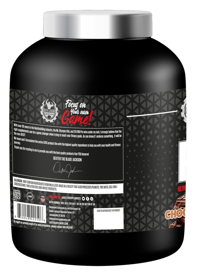 DEXTER JACKSON Black Series Platinum Whey - Ultra Premium Strength Whey & Isolate Protein - Chocolate, 4lbs - Image 2
