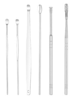 NKX 6 Piece Multifunction Professional Massage Spiral Reusable with Storage Case Ear Canal Cleaner  - Image 4