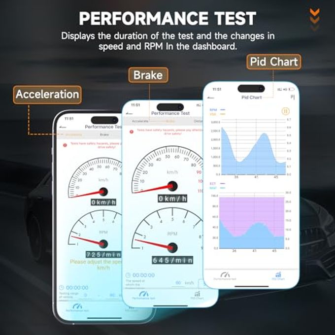 Ancel BD200 OBD2 Scanner Bluetooth Code Reader & Check Engine Diagnostic Scan Tools with Car Battery Test, Exclusive App On iOS & Android, Wireless OBDII Adapter Works for 1996 & Newer Vehicles - Image 3