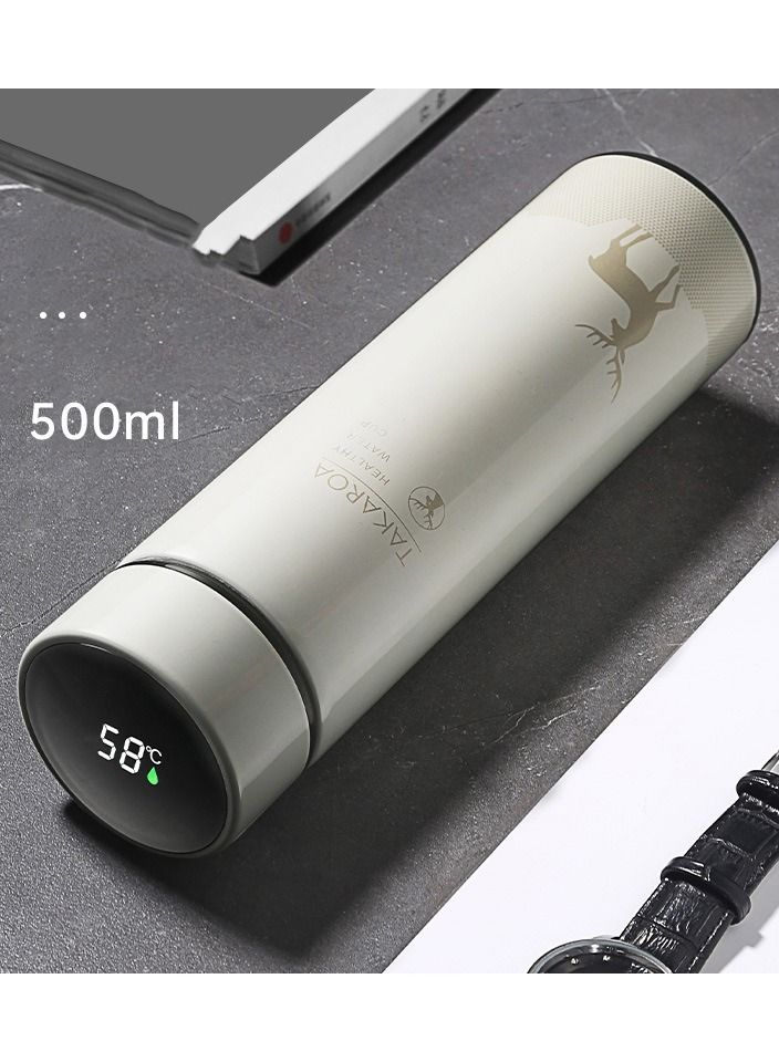 NIBEMINENT Smart thermos flask,LCD display temperature, coffee thermos flask, portable hot or cold water bottle - Image 3