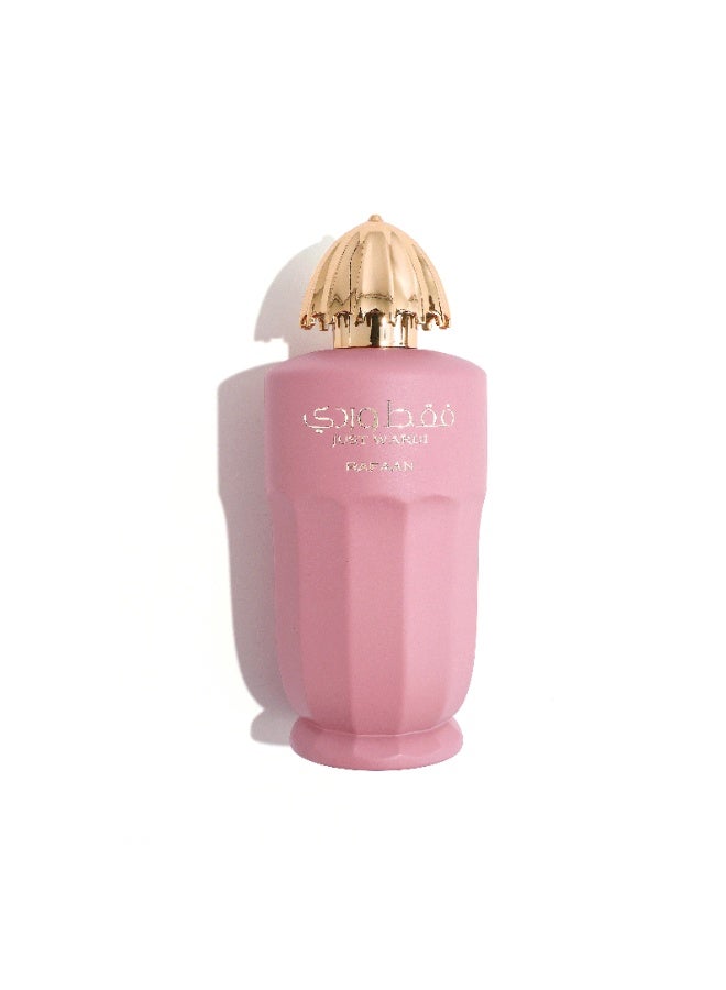 RAFAAN Just Wardi Eau De Parfum 100ml by Rafaan – Luxury Women’s Fruity & Floral Perfume, Long-Lasting Fragrance - Image 5