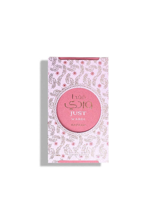 RAFAAN Just Wardi Eau De Parfum 100ml by Rafaan – Luxury Women’s Fruity & Floral Perfume, Long-Lasting Fragrance - Image 3