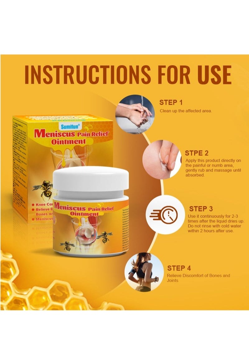 Sumifun - Joint and bone therapy cream, soothing joint cream, repairing damaged tendons, relieving tension and pain, correcting deformities in the back, neck, hands, and feet - Image 1