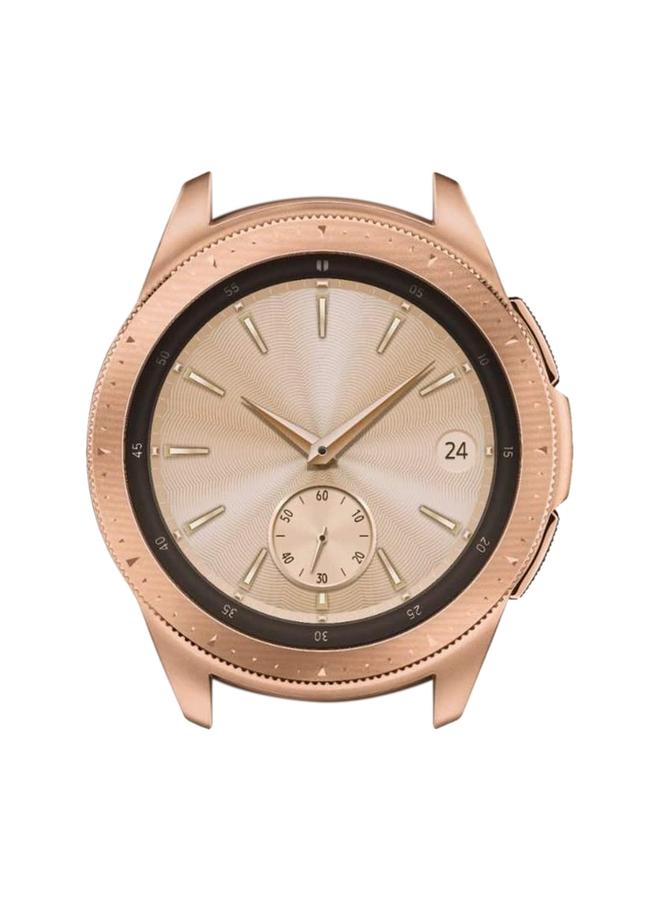 إيروريكس شاشة LCD بديلة لساعة سامسونج جالاكسي S4 SM-R810/R815، محول رقمي كامل مع إطار ذهبي