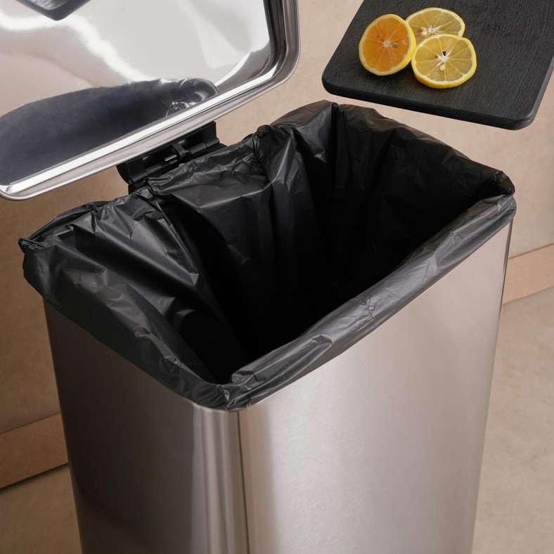 Pan Home Black Biodegradable Garbage Bag Set for Home