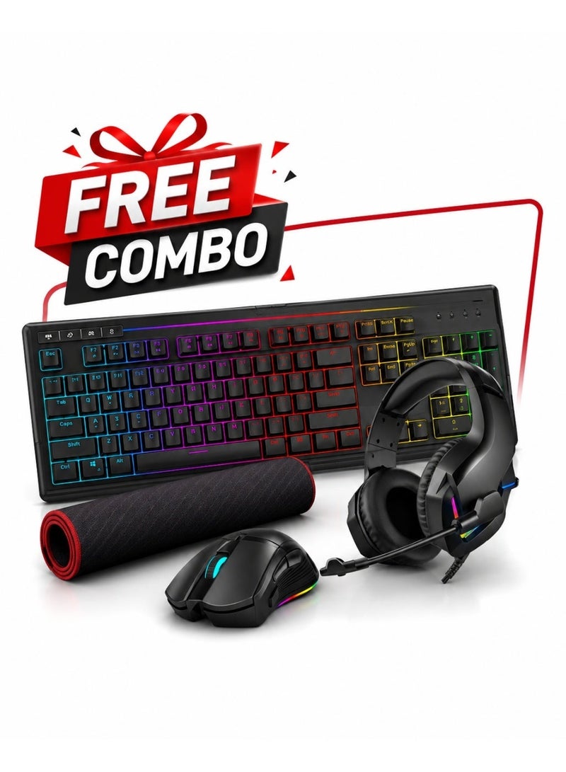 TMD Gaming PC GTX 1650 GPU Intel Core i5-11400F Processor 16GB 3200MHz RAM 1TB M.2 SSD Windows 10 Pro Free DK9 Gaming Combo Gift black - Image 4
