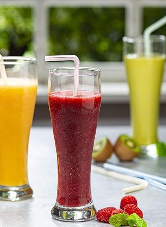 Halapack 200 شفاطات ملونة قابلة للاستخدام مرة واحدة 6 مم مغلفة فردياً - Image 5