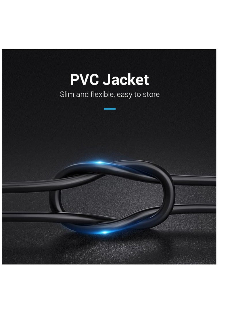 Y&D HDMI to VGA Adapter Cable, 1.8M/5.9ft Gold Plated 1080P Digital VGA, Video Converter Uni-Directional (Source) (Display) for Desktop, Laptop, HDTV - Image 4