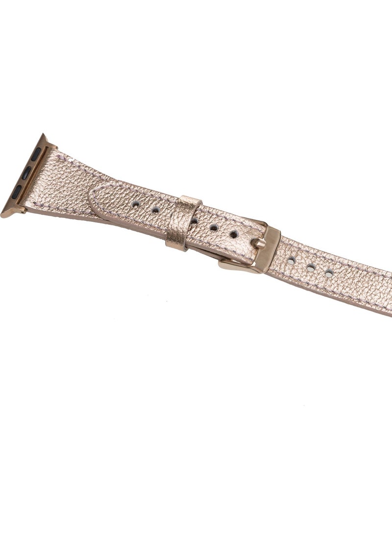 Apple Watch Compatible Leather Band 42-44MM Double Tour Rg2