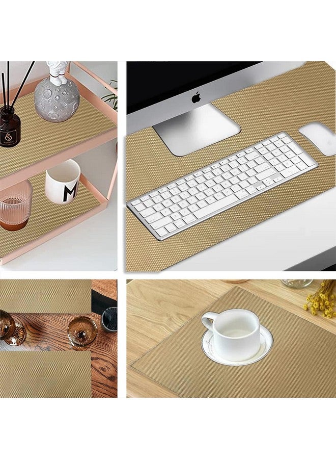 GripEasy Ethylene Vinyl Acetate 45 Cm X 2 M Beige Food Grade Eva Multipurpose Solid Shelf Liner Mat Roll for Kitchen Drawer, Dinning, Almirah (Diamond Texture) - Image 5