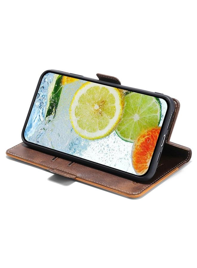 erorex Case For Motorola Moto G85 5G Contrast Color Side Buckle Leather Phone Case - Image 4