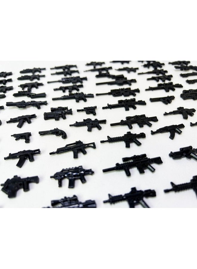 Brick Loot 86 Weapons Mega Pack For Boys - Toy Building Block Lego Minifigures Accessories - 100% Compatible W Major Brands (86 Pcs)  - Image 2