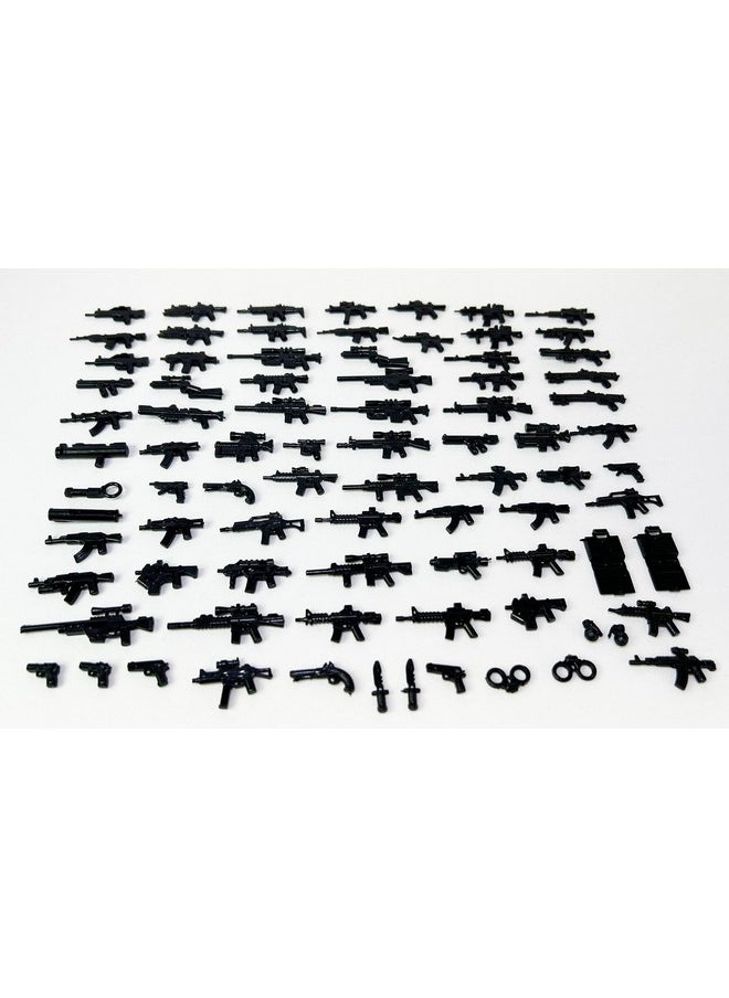 Brick Loot 86 Weapons Mega Pack For Boys - Toy Building Block Lego Minifigures Accessories - 100% Compatible W Major Brands (86 Pcs)  - Image 5