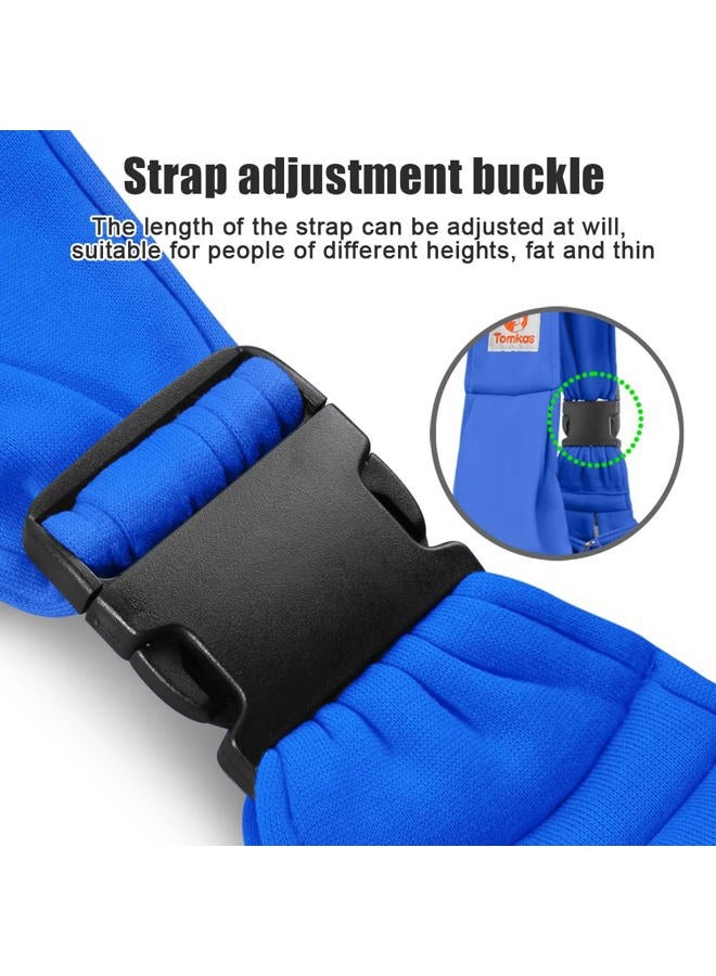 Tomkas Small Dog Cat Carrier Sling Hands Free Pet Puppy Outdoor Travel Bag Tote Reversible(Royal Blue - Adjustable Strap for 3-10 lbs) - Image 3