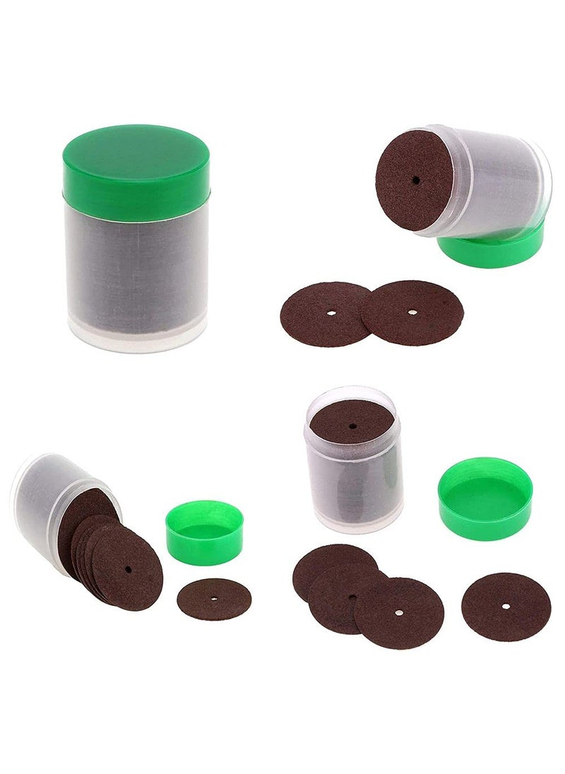 DIY Crafts DIY Crafts CTDIYHI23447 Rotary Attachments Mini Cutting Wheel Disc Abrasive Sand Cut Off Cutting Wheels with Mandrel for Dremel  - Image 1