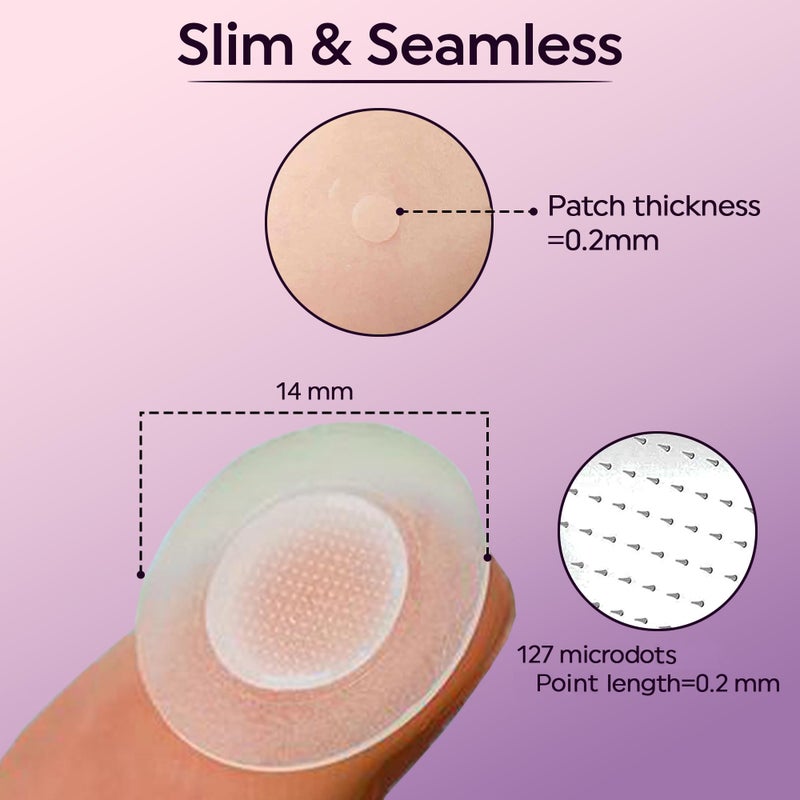 Care Me Microdart Dark Spot Patch with 127 Micropoints (1 Pack of 9 Patches) â€“ Fades & Brightens Acne Marks, Dark Spots & Discoloration â€“ Post-Acne Treatment for Clearer Skin - Image 3