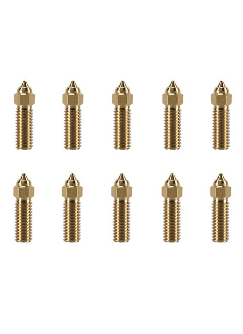ACMYCH 10PCS K1 Brass Nozzles Kit 3D Printer High Speed 04mm Nozzles Kit for K1 K1 Max 06mm