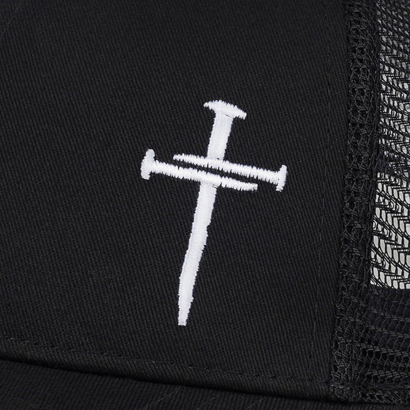 THIN MOUTH Christian Jesus Cross Hat - Faith Hats for Men Women - Religious Gifts for Thanksgiving Christmas - Cross - Image 3