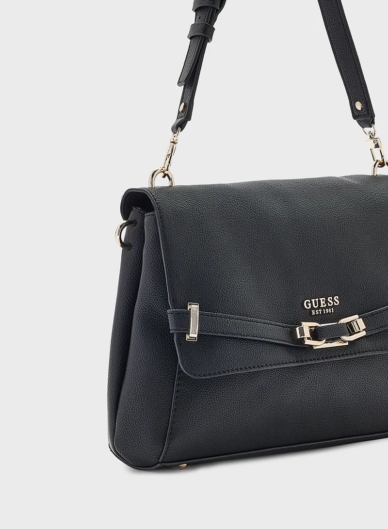 GUESS Silvye Flap Satchelbag