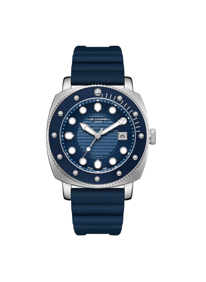 Lee Cooper Men's Silicone Analog Watch LC08193.399 - 43 mm - Image 1