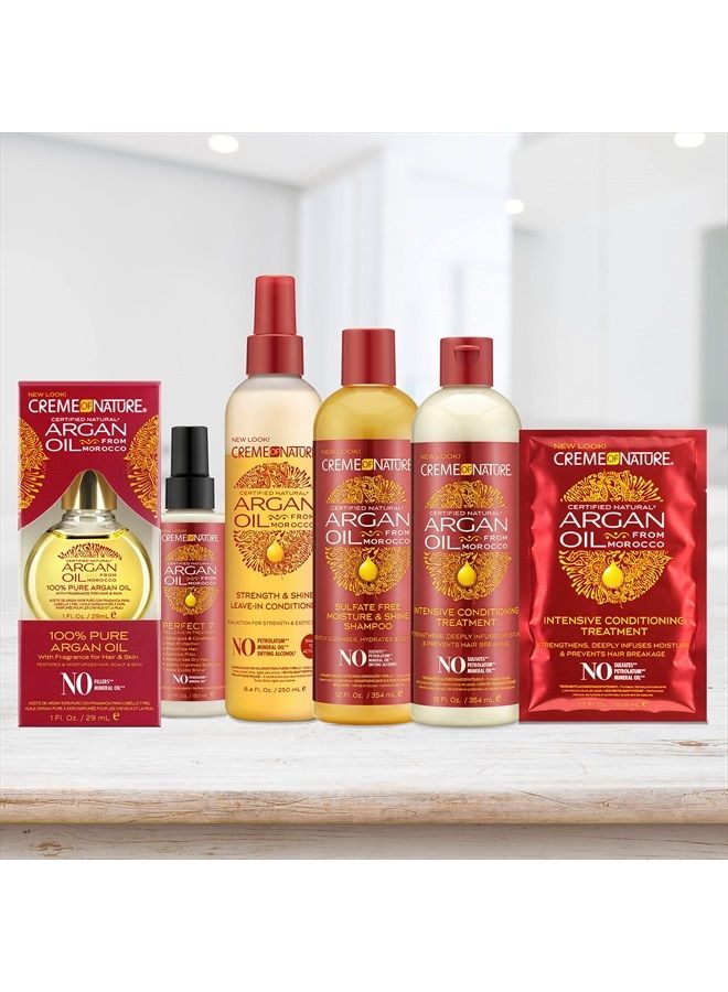 Creme of Nature Argan Oil for Hair, Perfect 7-in-1 Leave-in Treatment by Creme of Nature, for Healthy Hair with Exotic Shine, 5.1 Fl Oz (Package May Vary)  - Image 3