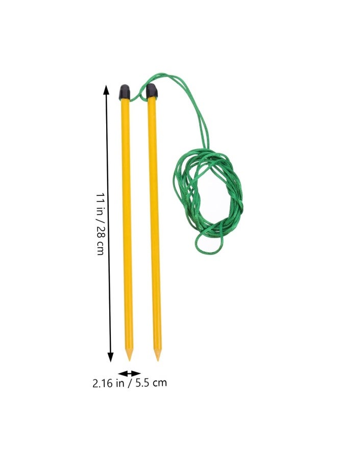 Generic Golf Putting Trainer, Golf Putting Alignment Tool with Guide String, Portable Golf Putting Alignment Line, Adjustable Putting String Training Kit, Lightweight Putting Aid Golf for Parks Lawn(1 pack)  - Image 3