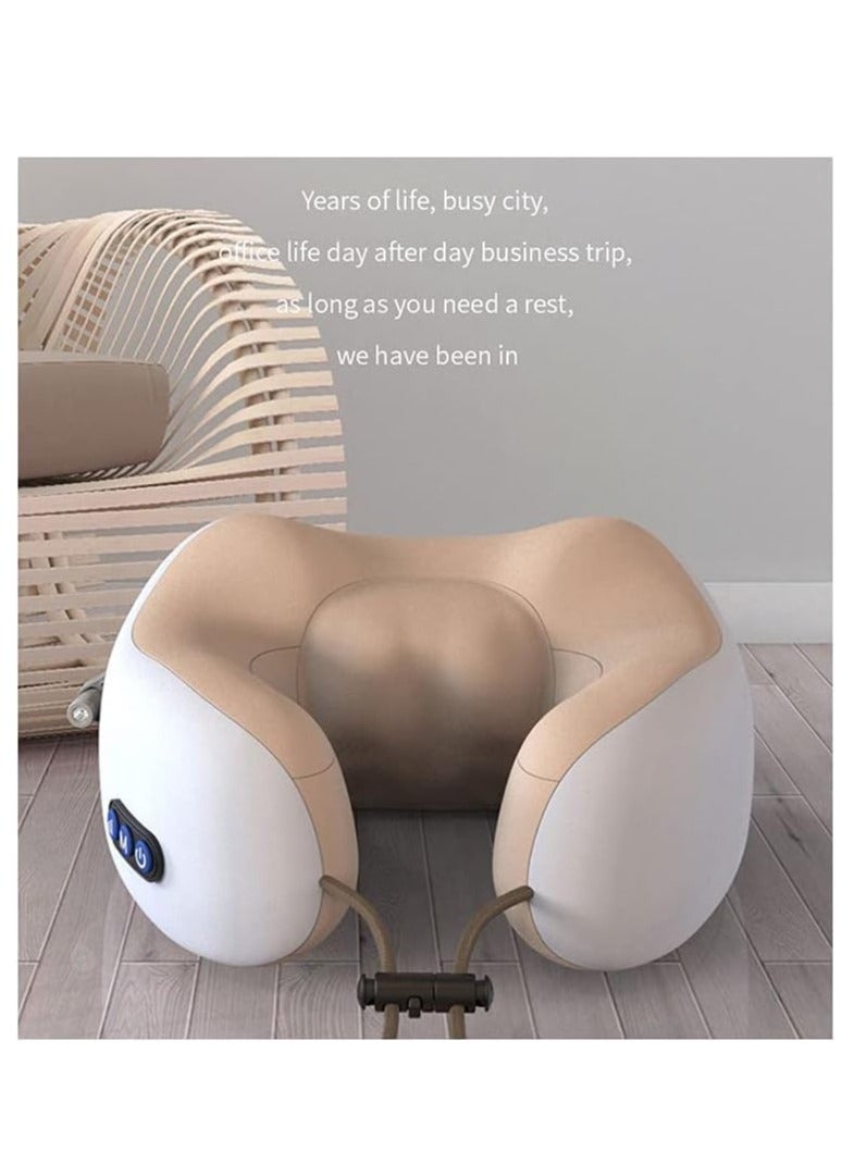 U-shaped Massage Pillow Electric Infrared Heating Kneading Neck Shoulder Back Body Massager - Image 3