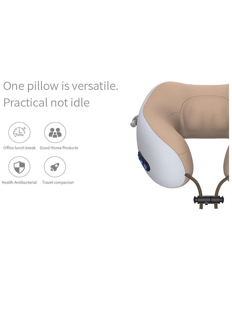 U-shaped Massage Pillow Electric Infrared Heating Kneading Neck Shoulder Back Body Massager - Image 2