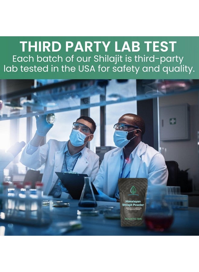 Holistic Bin Raw Himalayan Shilajit Powder - Shilajit Extract (Asphaltum Punjabianum) - No Fillers, Rich in Fulvic Acid & Trace Minerals - Premium Supplement for Energy & Wellness - 25 Servings - Image 5