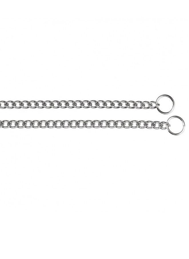 Ferplast - Chrome CS Metal Choke Chain Dog Collar Silver - Image 1