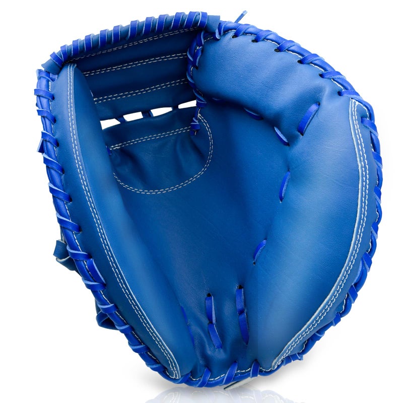 Gracfulcub Baseball Catcher GloveSoftball Catchers Mitt for Kid Youth Aldult Baseball TrainingComfortable DurableLeft Hand Glove Blue 33 Inch - Image 2