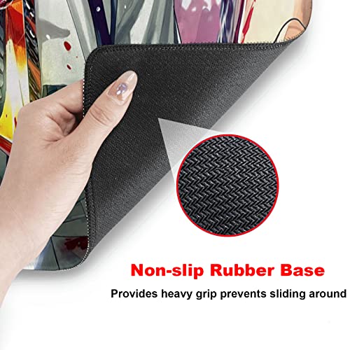 sabermaster RGB Anime Mouse Pad, Water Resist Keyboard Pad,Mouse Pads with Non-Slip Rubber Base,Office Computer Key Board Mousepad Computer Keyboard Mousepads Mat 800 x 300mm / 31.5×11.8 inches (4) - Image 4