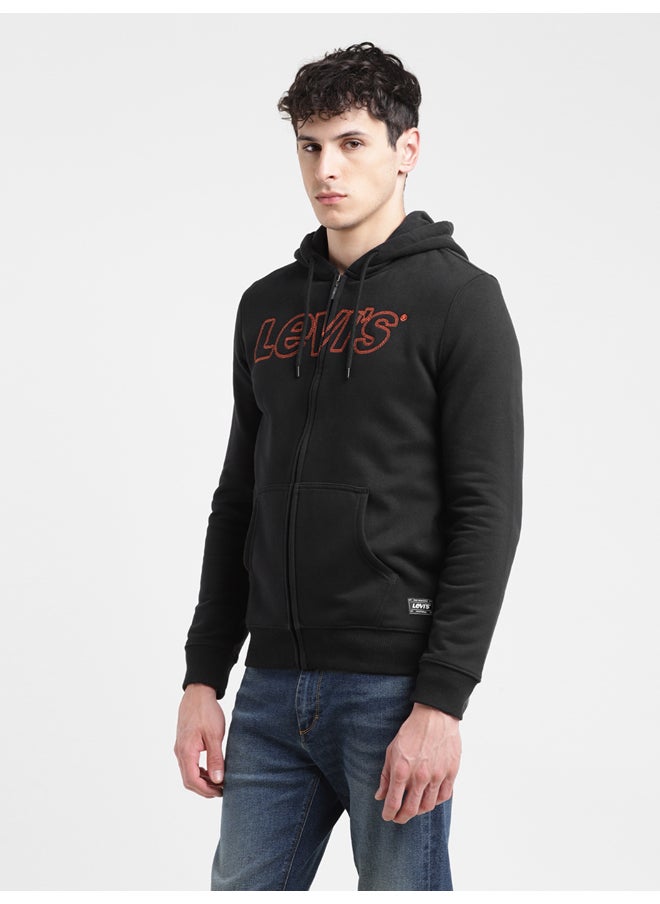 Levi's - Men's Solid Black Hooded Sweatshirt - Image 1