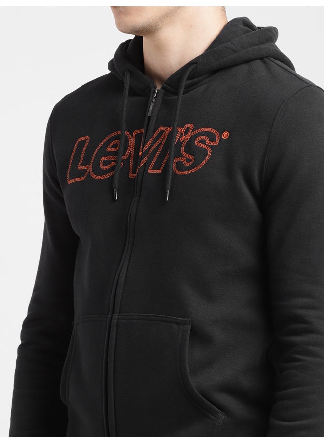 Levi's - Men's Solid Black Hooded Sweatshirt - Image 1