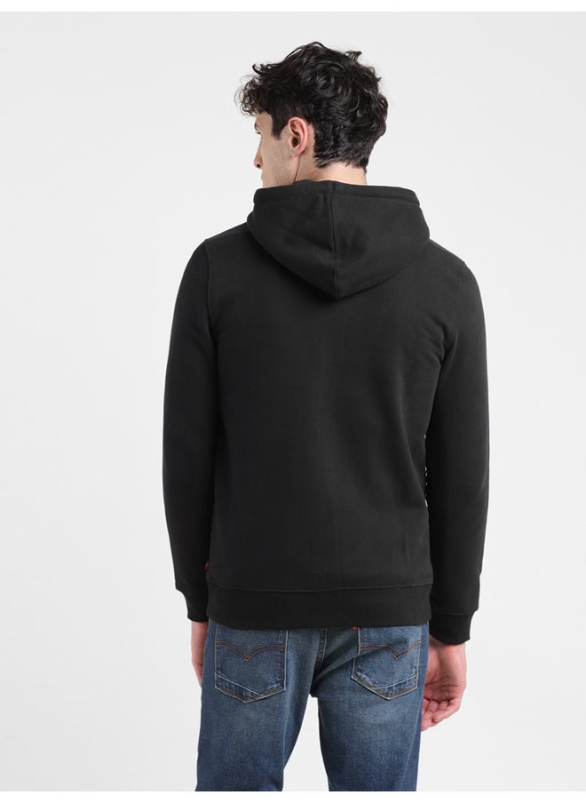 Levi's - Men's Solid Black Hooded Sweatshirt - Image 1