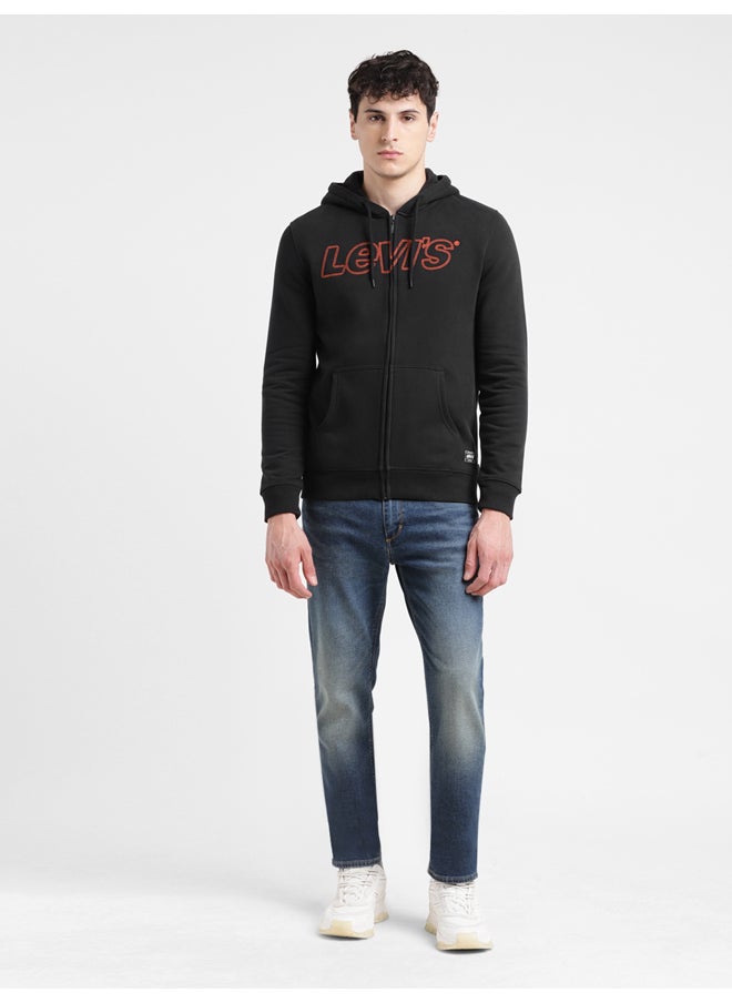 Levi's - Men's Solid Black Hooded Sweatshirt - Image 1