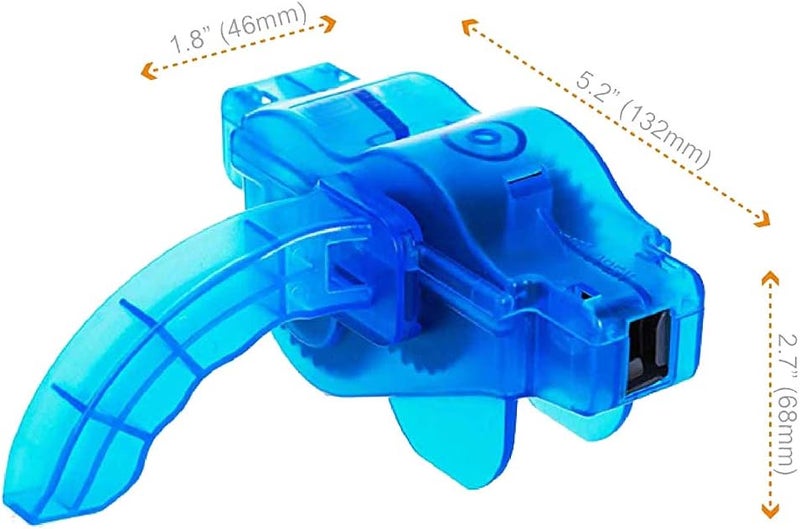 SABLUE Bike Chain Scrubber Brush Gear Cleaner Bicycle Clean Tool Set Bike Maintenance Care Accessories for Road Mountain Cycling MTB Bikes - Image 4