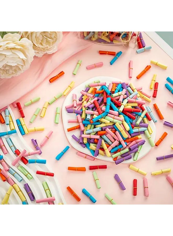 ورق لفافة ملون قديم بأغطية معدنية 300 قطعة قابلة للكتابة للدعوات DIY - Image 1