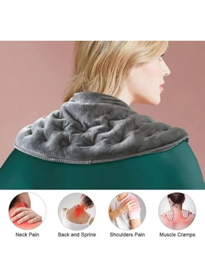 Therapeutic Neck & Shoulder Electric Heating Pad – Ultra-Soft Plush Warming Wrap for Back and Spine Relief – Targeted Heat Therapy for Muscle Tension & Daily Relaxation - Image 5