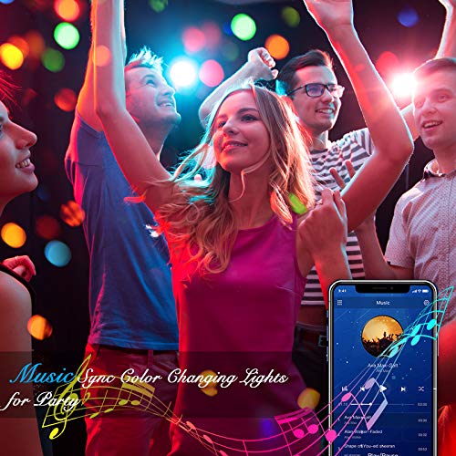 DAYBETTER LED Strip Lights 100ft RGB Lights Strip for Bedroom, Desk, Indoor Room Living Room Brithday Gifts Home Decor with Remote, 24V Power Supply - Image 2