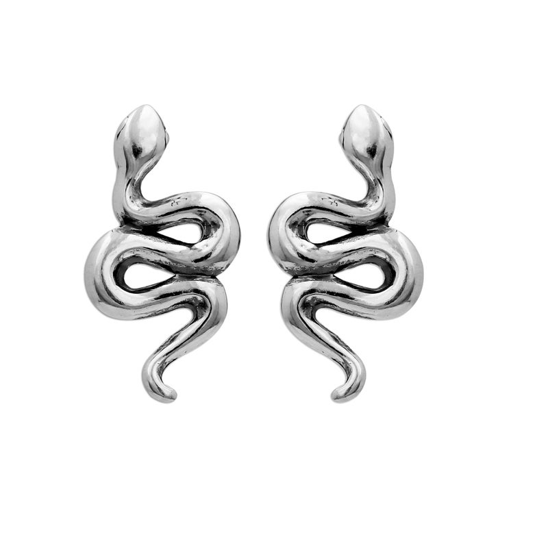 Boma Jewelry Sterling Silver Snake Stud Earrings - Image 5