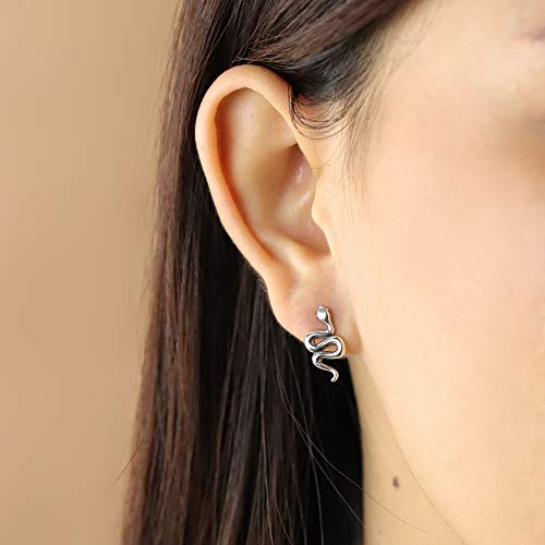 Boma Jewelry Sterling Silver Snake Stud Earrings - Image 3