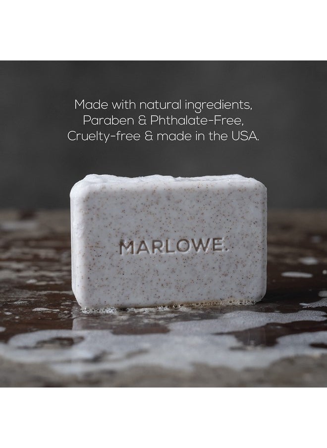 MARLOWE. M BLEND Marlowe. No. 102 Men'S Body Scrub Soap 7Oz (Variety Trio) ; Best Exfoliating Bar For Men ; Made W/Natural Ingredients ; Green Tea Extract ; Features 3 Amazing Scents  - Image 3